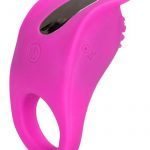 Silicone Rechargeable Teasing Enhancer Cockring Waterproof Pink