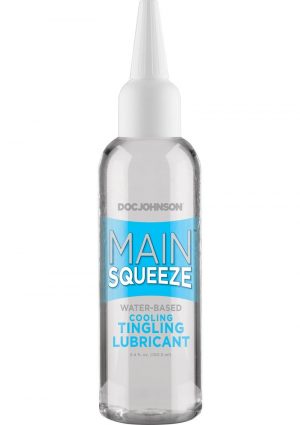 Main Squeeze Cooling Tingling Lubricant 3.4 Ounce