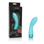 Eden Ripple Silicone Textured G-Spot Vibrator Waterproof Blue  6 inch