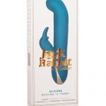 Jack Rabbit Signature Silicone Rocking G Rabbit USB Rechargeable Waterproof Blue