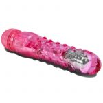 Naturally Yours Bump N Grind Jelly Dildo Waterproof Pink 6.25 Inch