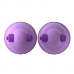 Fantasy For Her Silicone Vibrating Nipple Suck Hers Waterproof Purple 2 Inch