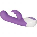 Enchanted Bunny Silicone USB Rechargeable Rabbit Waterproof Purple