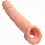 Size Matters Realistic Penis Extension 2 Inch Tip Flesh 8.5 Inches Total Length