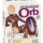 Pleasure Orb Vibrating Egg With Removable Soft Sleeve Multispeed Remote 2.75 Inch Purple