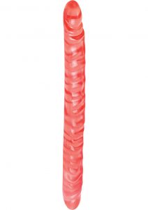 Translucence Slim Jim Duo Double Dong 17 Inch Pink