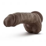 Dr. Skin Mr. Mayor Realistic Dildo Chocolate 9 Inch