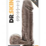 Dr Skin Mr Magic Realistic Dildo Chocolate 9 Inch