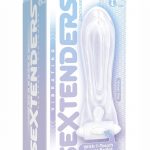 The 9`s Vibrating Sextenders Contoured Clear 5.5 Inches