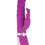 Nasstoys Energize Silicone Heat Up Bunny 1 Waterproof Purple 9 Inch