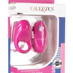 Silicone Remote Pleasure Ring Silicone Waterproof Rechargeable Pink