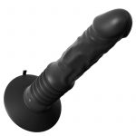 Anal Fantasy Elite Silicone Vibrating Ass Fucker USB Rechargeable Thrusting Dildo Black