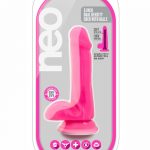 Neo Dual Density Realistic Cock With Balls Pink 6 Inch