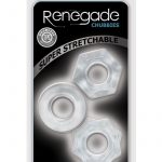 Renegade Chubbies Set Clear Non-Vibrating Cock Rings