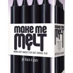 Make Me Melt Warm Drip Candles Jet Black 4 Pack