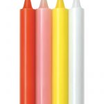 The 9`s Make Me Melt Warm Drip Candles Assorted Pastel Colors 4 Each Per Pack