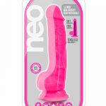 Neo Dual Density Realistic Cock With Balls Pink 7.5 Inch