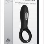 Zero Tolerance The Rechargeable Torpedo Silicone Cock Ring Waterproof Black 4.5 Inch