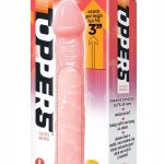 The 9`s Toppers Penis Extension Sleeve Waterproof Natural Adds 3 Inches