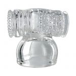 Wand Essentials Hummmingbird Masturbator Attachment Clear 3.25 Inch