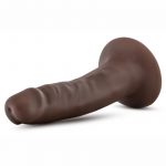 Dr. Skin Realistic Cock With Suction Cup Chocolate 5.5 Inch