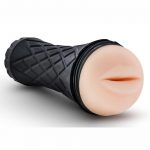 M For Men Torch Luscious Lips Textured Stroker Masturbator Vanilla 9.5 Inch