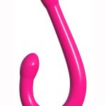 Double Whammy Pink Rubber Non Vibrating Duel Penetration