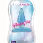 Play With Me Hard Candy Anal Plug - Blue