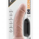 Dr Skin Dr Joe Dildo 8in Vibrating With Wired Remote - Vanilla