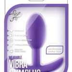 Luxe Wearable Vibra Slim Plug Silicone Small - Purple