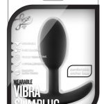 Luxe Wearable Vibra Slim Plug Silicone Small - Black