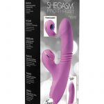 Inmi Shegasm Pro-Thrust Suction Rabbit USB Rechargeable Purple 9 Inch