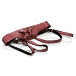 Her Royal Harness The Regal Empress Crotchless Vegan Leather Adjustable Harness Red Up To 64 Inches