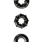 Renegade Dyno Rings Black Cock Ring Set Non-Vibrating