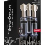 Temptasia Clit And Nipple Twist Suckers 3 Piece Set