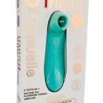 Trinitii Suction Tongue Vibrator Rechargeable Multi Speed Electric Blue
