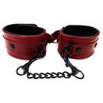 Rouge Anaconda Wrist Cuff Bondage Burg/Black