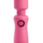 Omg Wands Enjoy Rechargeable Mulrti Speed Vibrating Massager Silicone Waterproof Pink