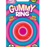 Rock Candy Gummy Ring Cock Ring One Size Fits Most Red