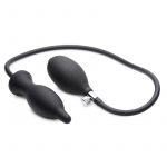 Master Series Dark Inflator Silicone  Anal Inflatable  Plug