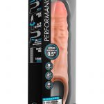 Perform Plus Cock Sheath Penis  Extender Silicone Flesh 9 Inch