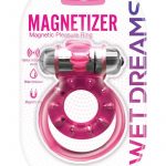 Magnetized Cockring Intense Stimulation Water Resistant Pink