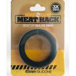 Bone Yard Meat Rack Beef Up Bulge Ring Silicone Cock Ring Black