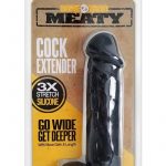 Bone Yard Meaty Silicone Cock Extender Black