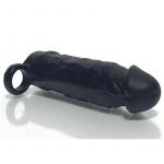 Bone Yard Meaty Silicone Cock Extender Black