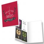 Santas Naughty List Greeting Card