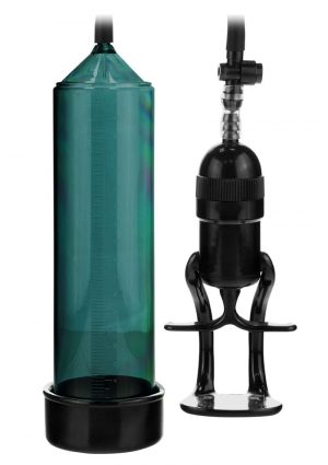 Linx Grip Pump Latex Free Penis Pump Green/Black