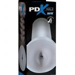 PDX Male Pump and Dump Anal Stroker Clear