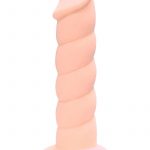 Rock Candy Suga Daddy 7 Dildo Non Vibrating suction Cup Base Flesh