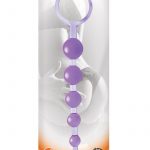 Dragonz Tail Anal Pleasures Silicone Anal Beads Purple